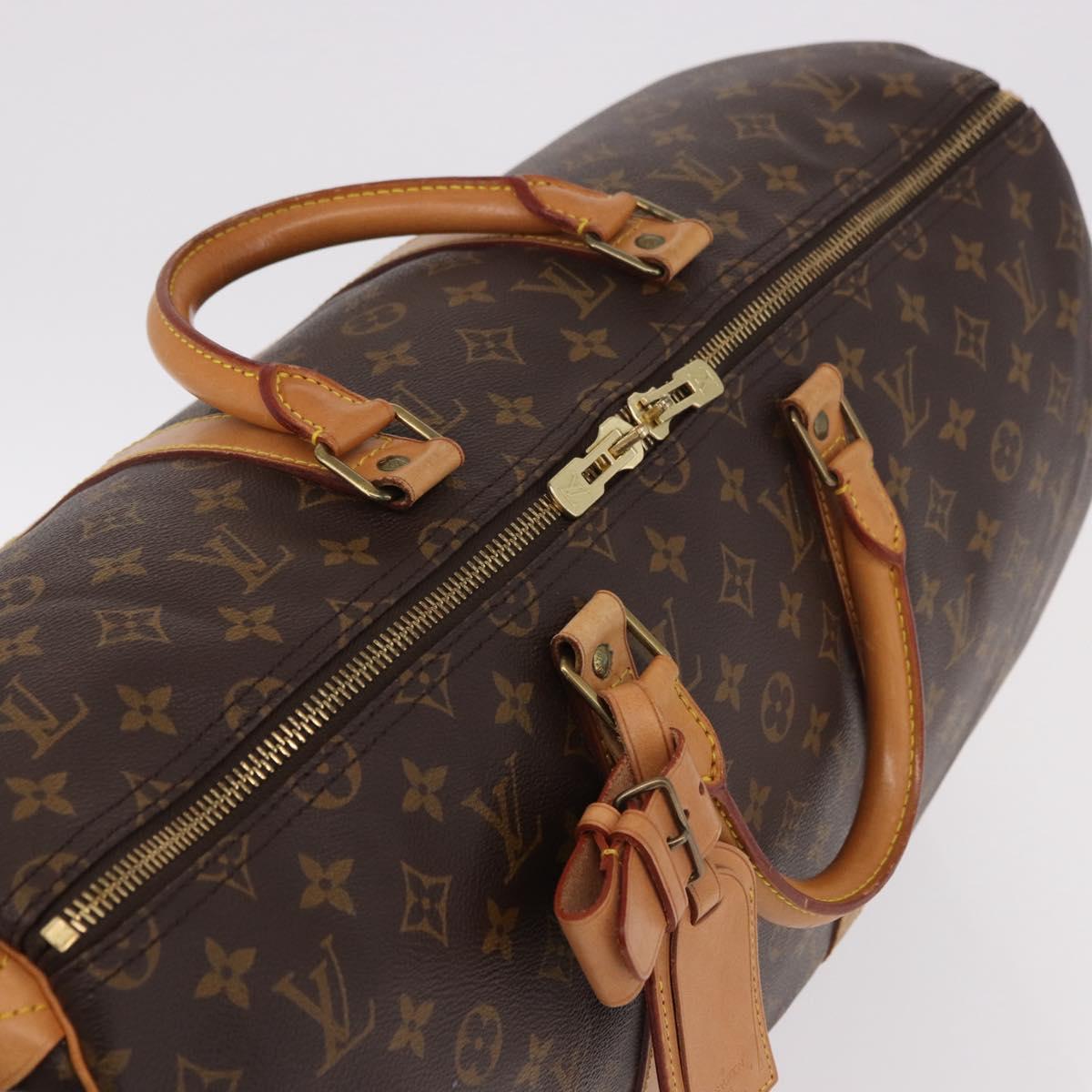 LOUIS VUITTON Monogram Keepall 45 Boston Bag M41428 LV Auth ka4887
