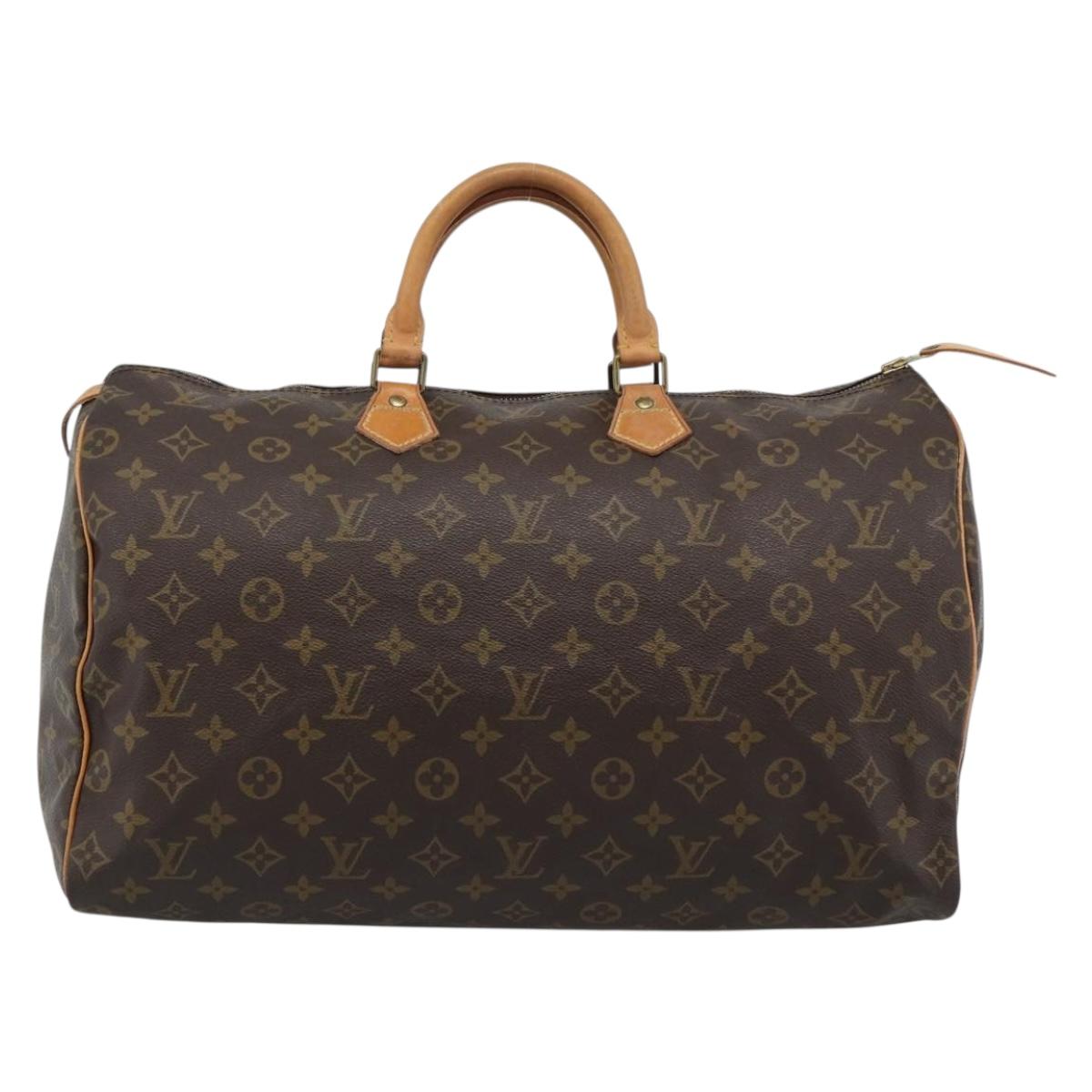 LOUIS VUITTON Monogram Speedy 40 Hand Bag M41522 LV Auth ka4888