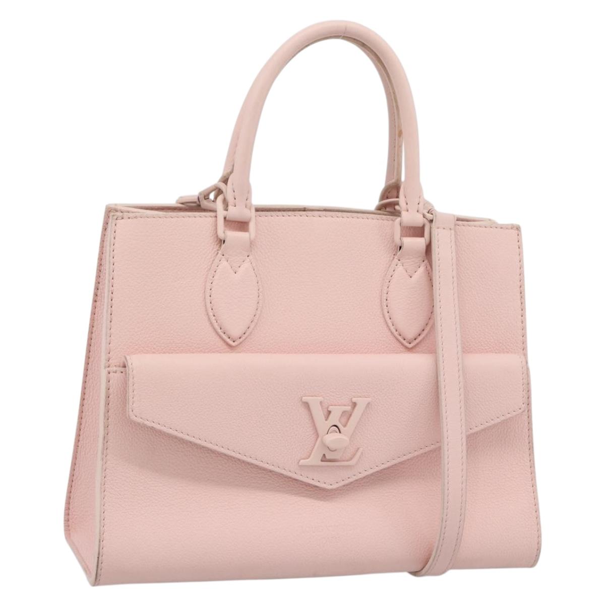 LOUIS VUITTON Rock Me Tote PM Bag Grain leather Audrose M55818 LV Auth ka4890SAM