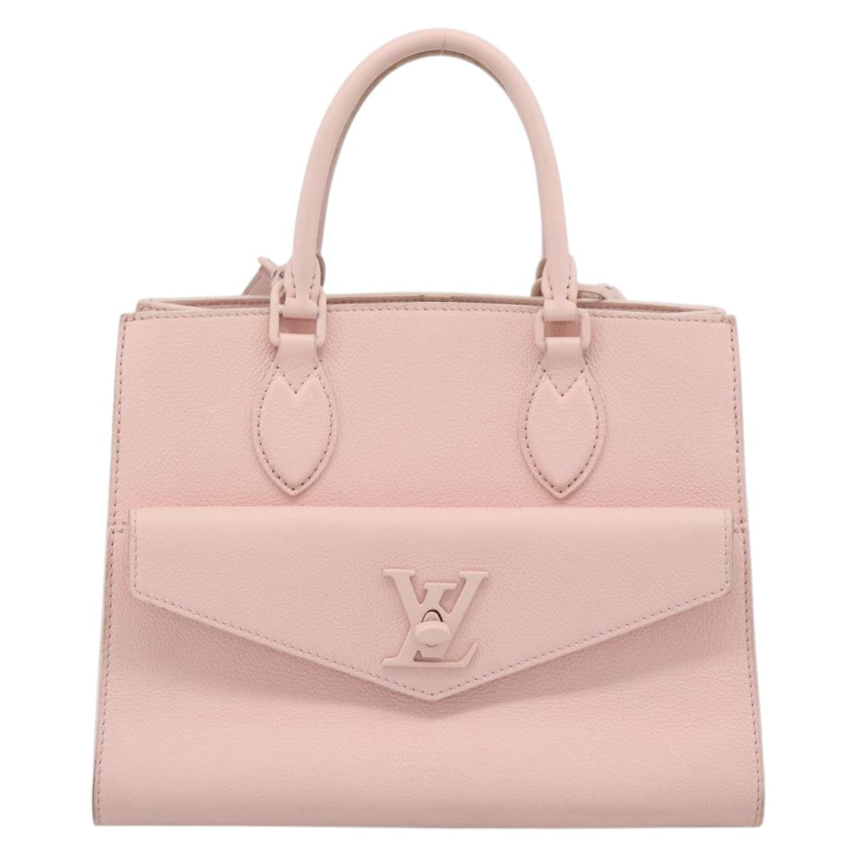LOUIS VUITTON Rock Me Tote PM Bag Grain leather Audrose M55818 LV Auth ka4890SAM