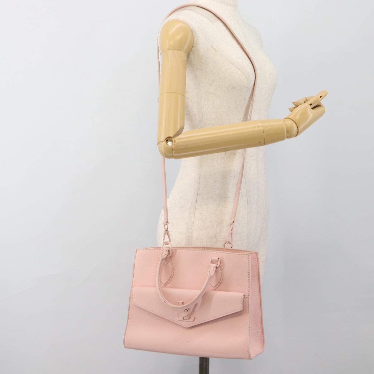 LOUIS VUITTON Rock Me Tote PM Bag Grain leather Audrose M55818 LV Auth ka4890SAM