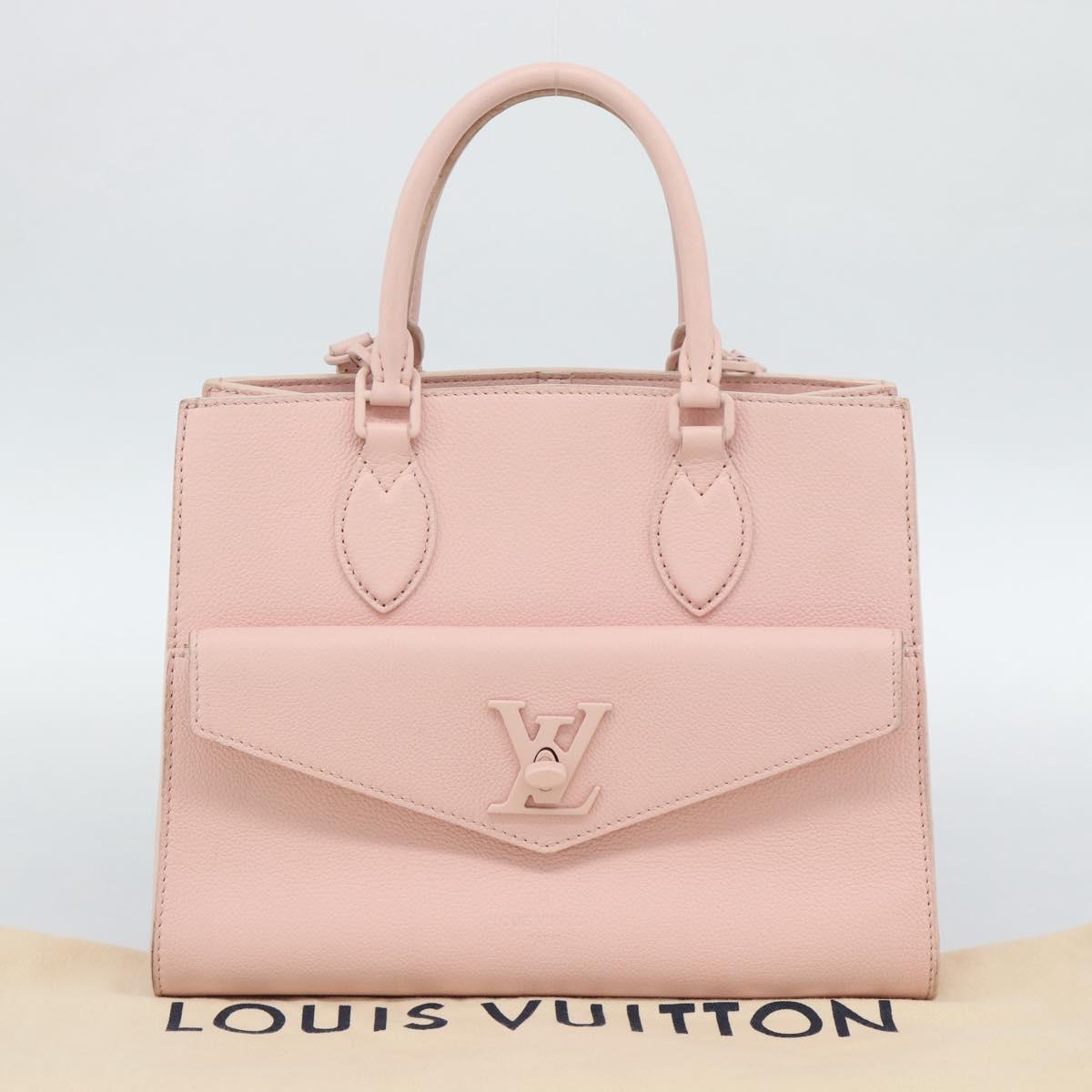 LOUIS VUITTON Rock Me Tote PM Bag Grain leather Audrose M55818 LV Auth ka4890SAM