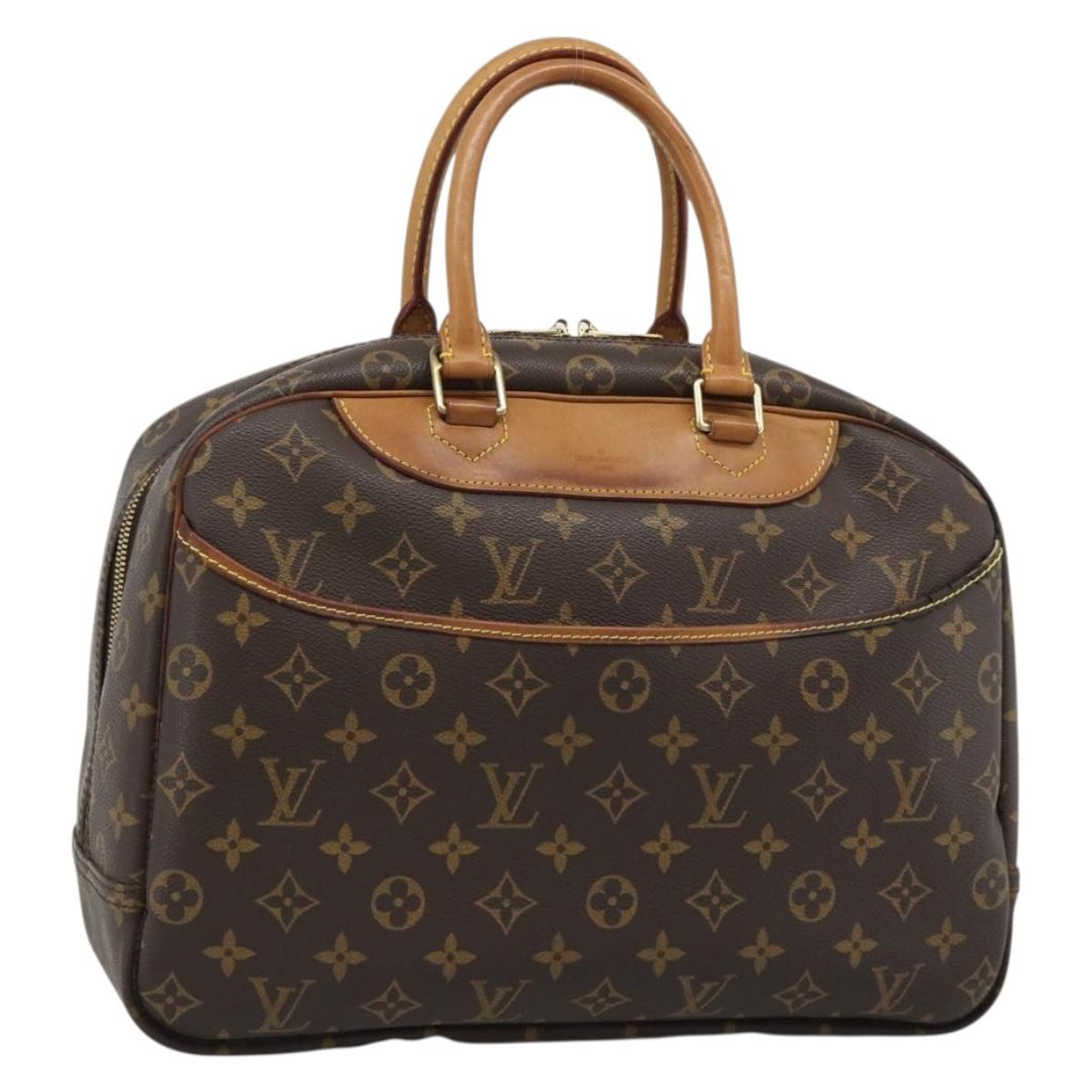 LOUIS VUITTON Monogram Deauville Hand Bag M47270 LV Auth ka4892