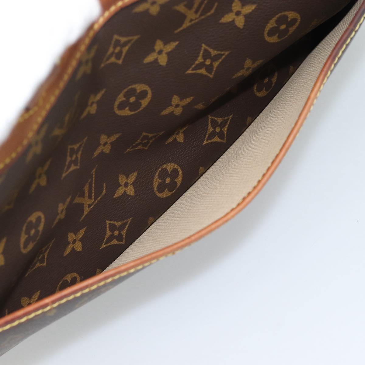 LOUIS VUITTON Monogram Deauville Hand Bag M47270 LV Auth ka4892