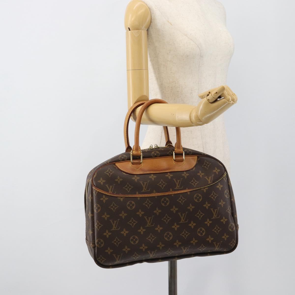 LOUIS VUITTON Monogram Deauville Hand Bag M47270 LV Auth ka4892