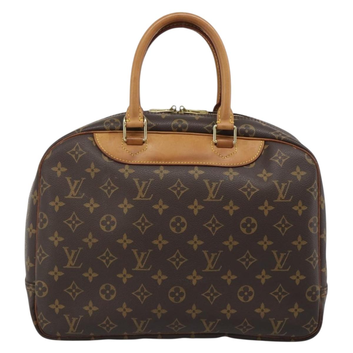 LOUIS VUITTON Monogram Deauville Hand Bag M47270 LV Auth ka4892