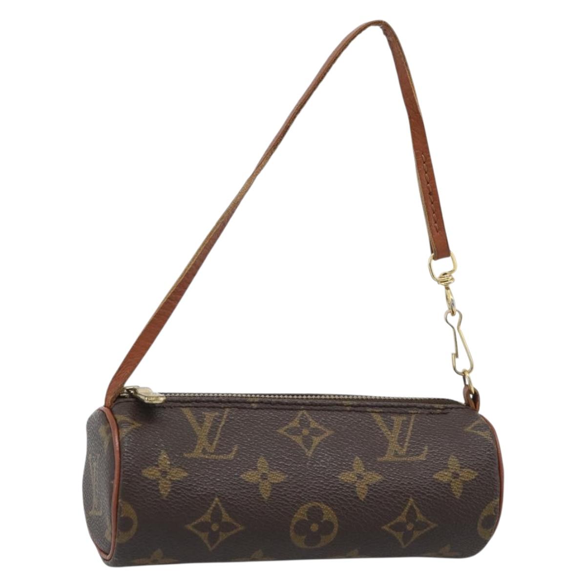 LOUIS VUITTON Monogram Papillon Pouch LV Auth ka4896