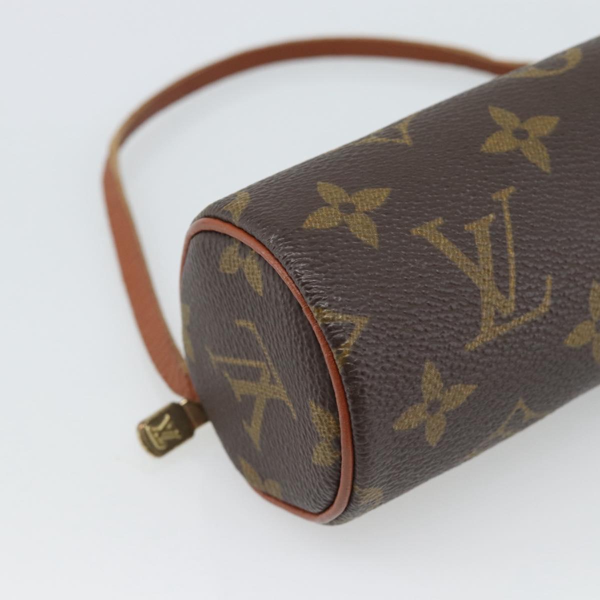 LOUIS VUITTON Monogram Papillon Pouch LV Auth ka4896