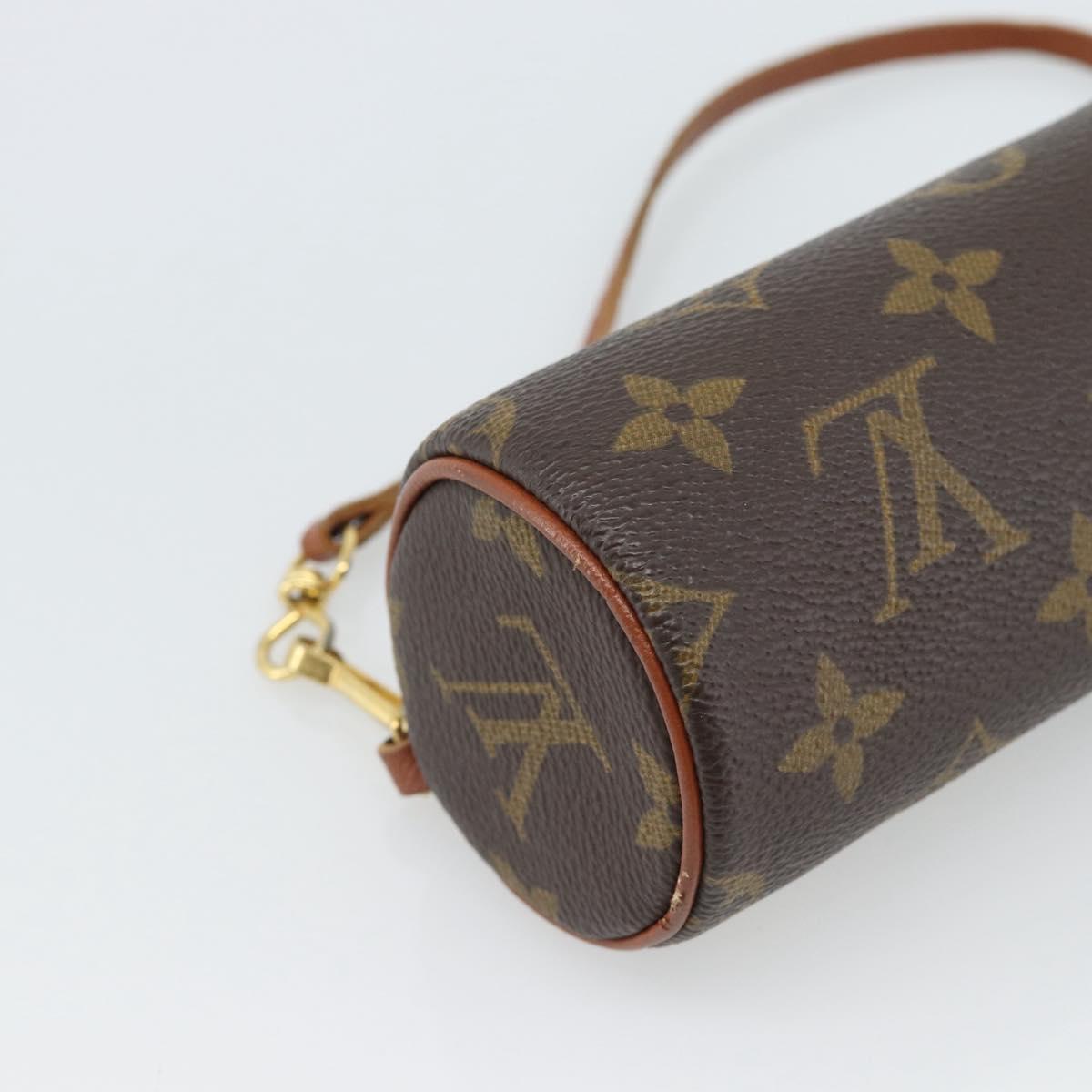 LOUIS VUITTON Monogram Papillon Pouch LV Auth ka4896