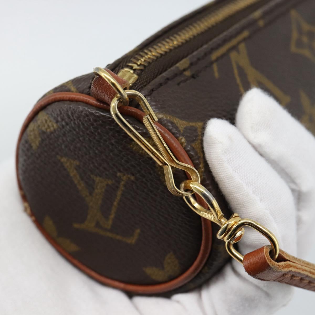 LOUIS VUITTON Monogram Papillon Pouch LV Auth ka4896