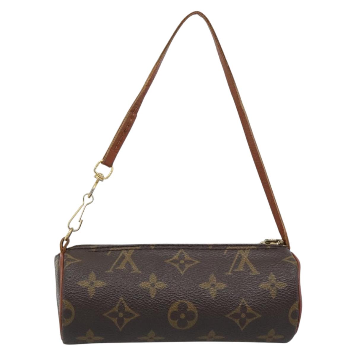 LOUIS VUITTON Monogram Papillon Pouch LV Auth ka4896
