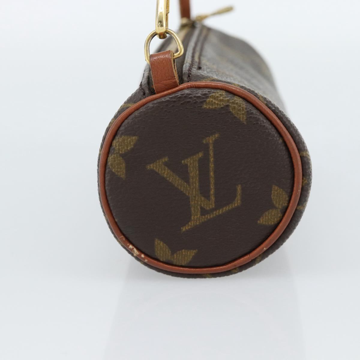 LOUIS VUITTON Monogram Papillon Pouch LV Auth ka4896