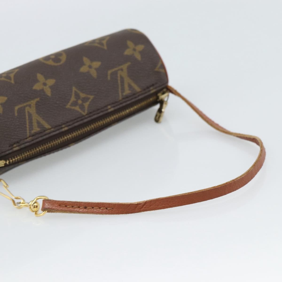 LOUIS VUITTON Monogram Papillon Pouch LV Auth ka4896
