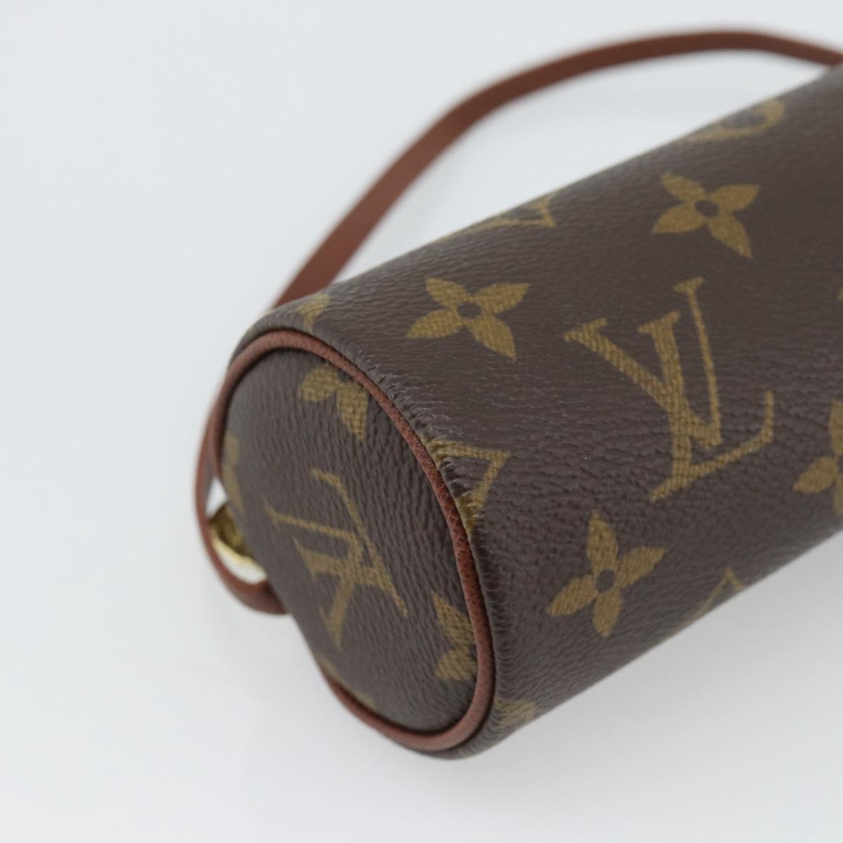 LOUIS VUITTON Monogram Papillon Pouch LV Auth ka4902