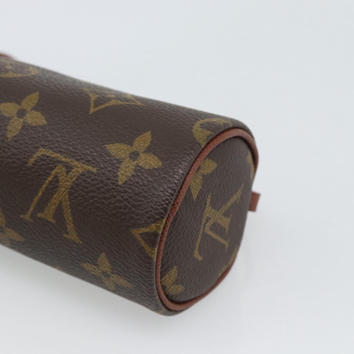 LOUIS VUITTON Monogram Papillon Pouch LV Auth ka4902