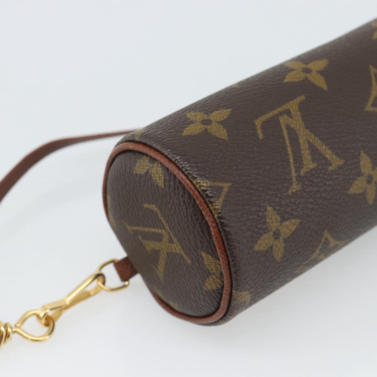 LOUIS VUITTON Monogram Papillon Pouch LV Auth ka4902