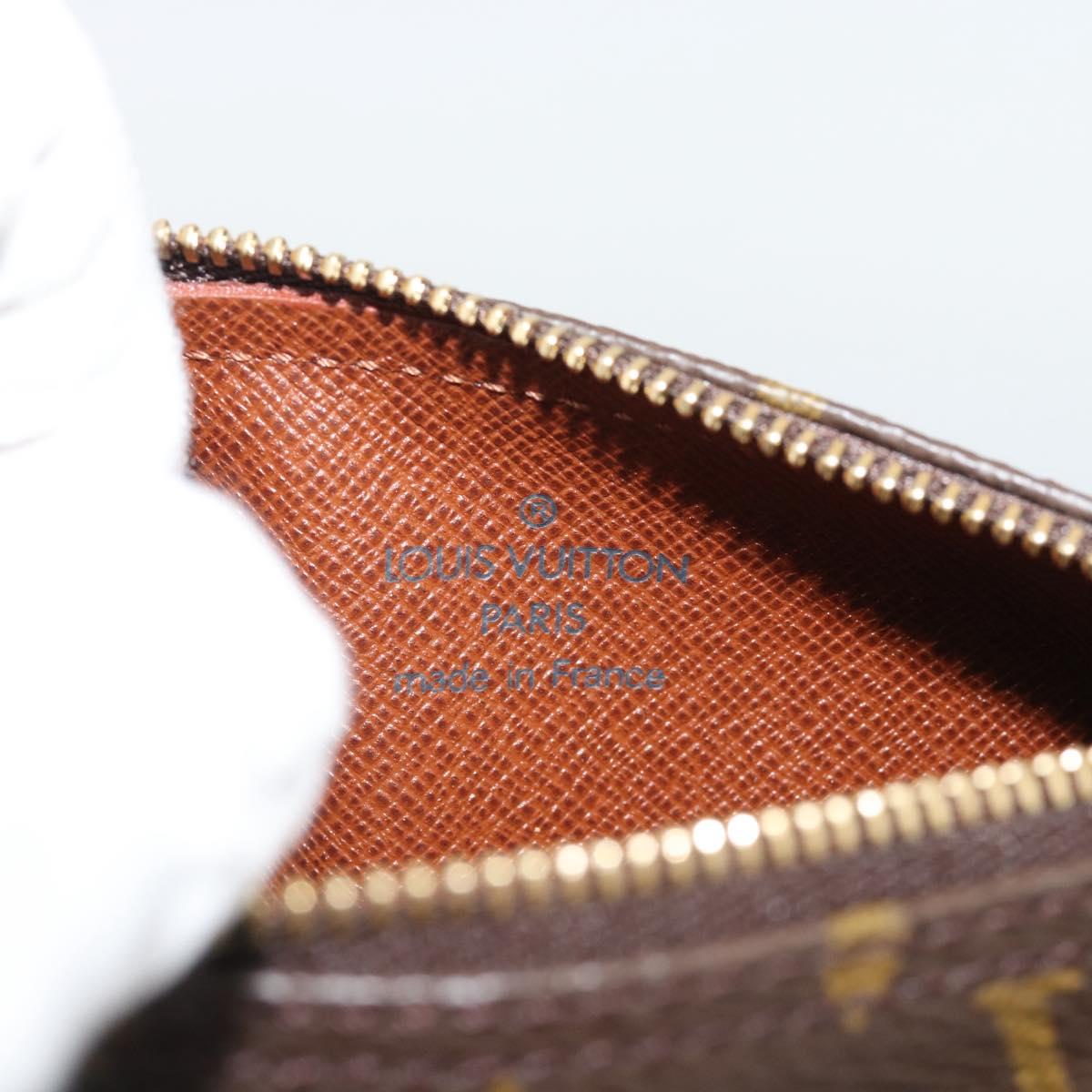 LOUIS VUITTON Monogram Papillon Pouch LV Auth ka4902