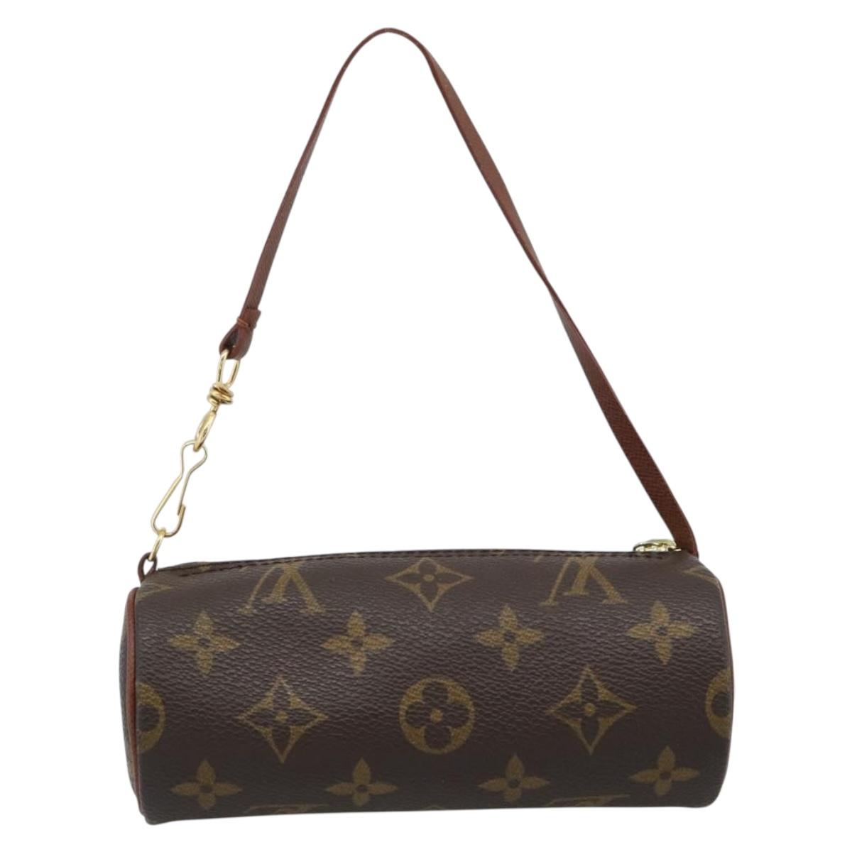 LOUIS VUITTON Monogram Papillon Pouch LV Auth ka4902