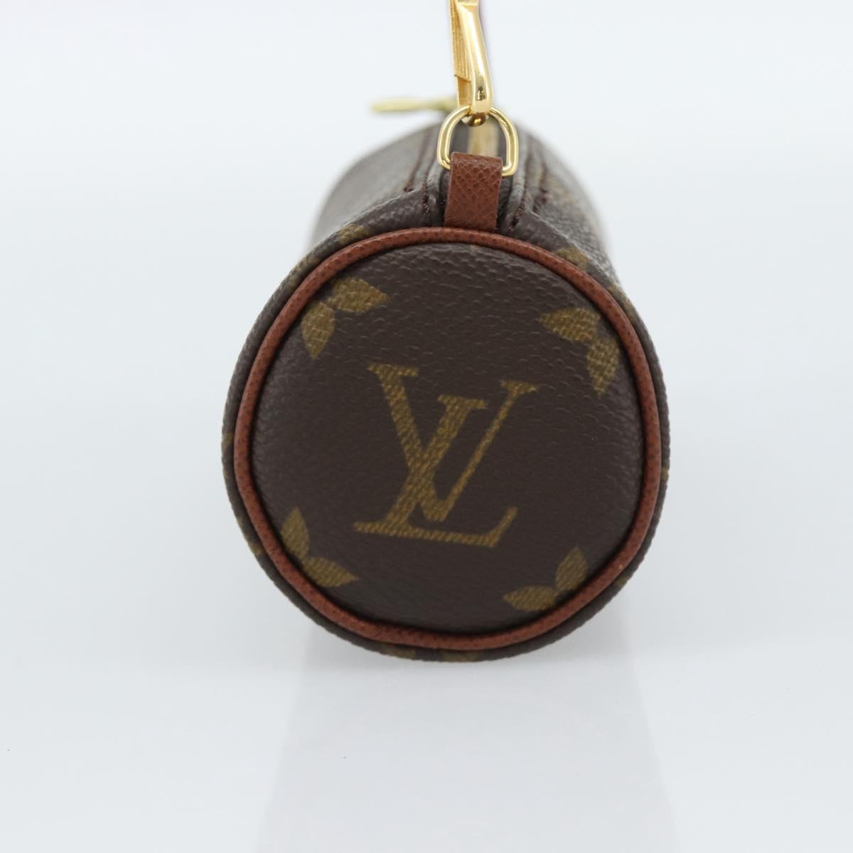 LOUIS VUITTON Monogram Papillon Pouch LV Auth ka4902
