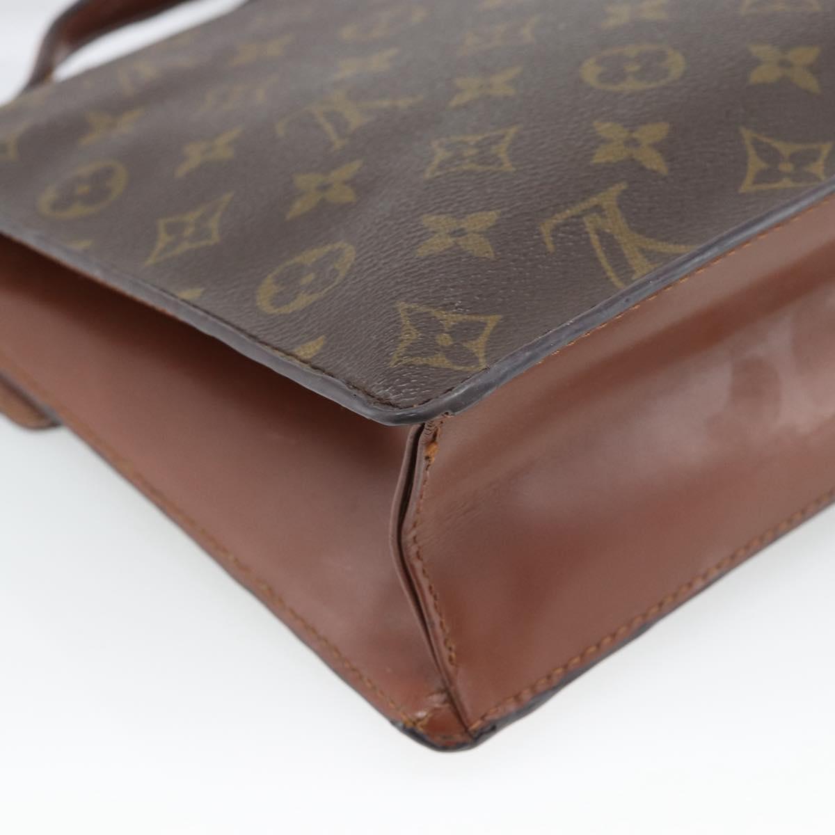 LOUIS VUITTON Monogram Monceau 28 Hand Bag M51185 LV Auth ka4910