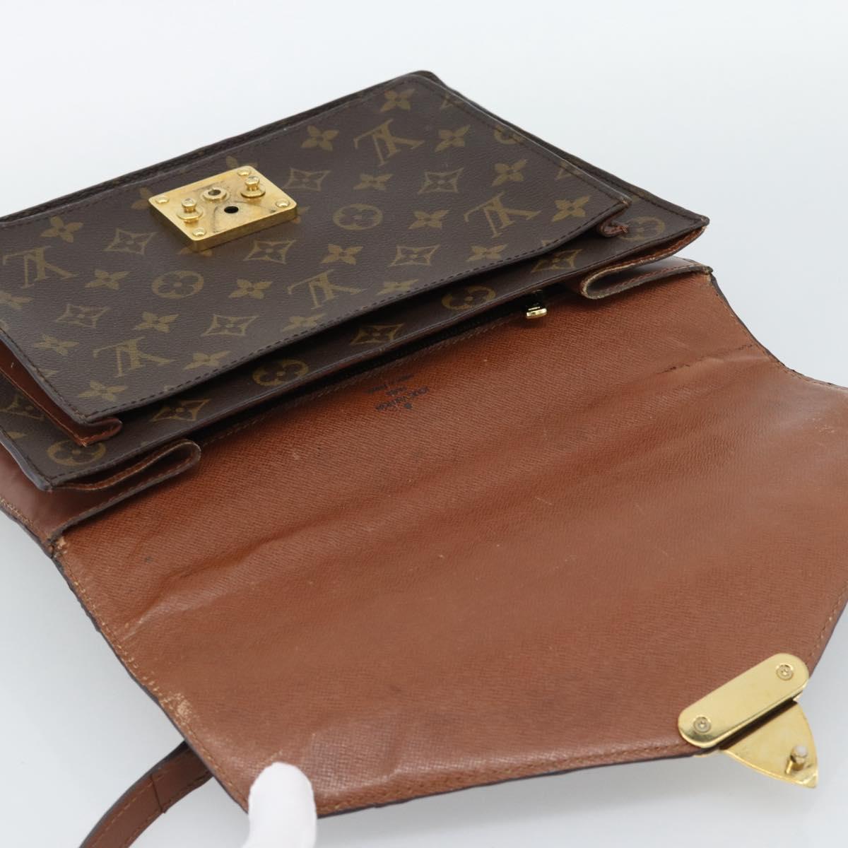 LOUIS VUITTON Monogram Monceau 28 Hand Bag M51185 LV Auth ka4910