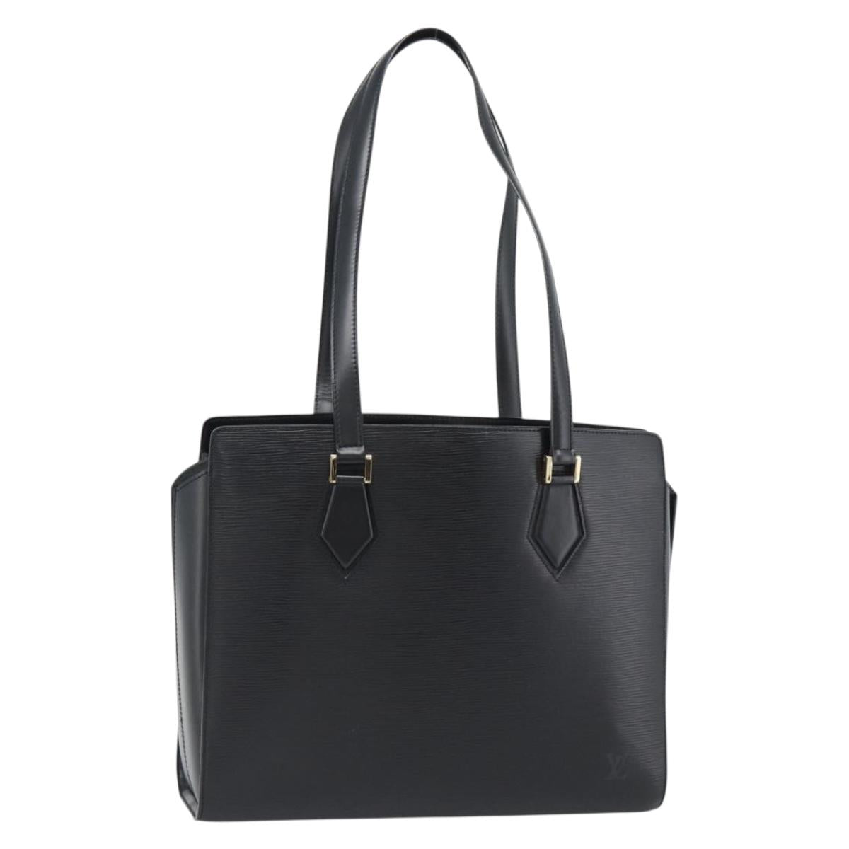 LOUIS VUITTON Epi Duplex Tote Bag Black M52422 LV Auth ka4922A