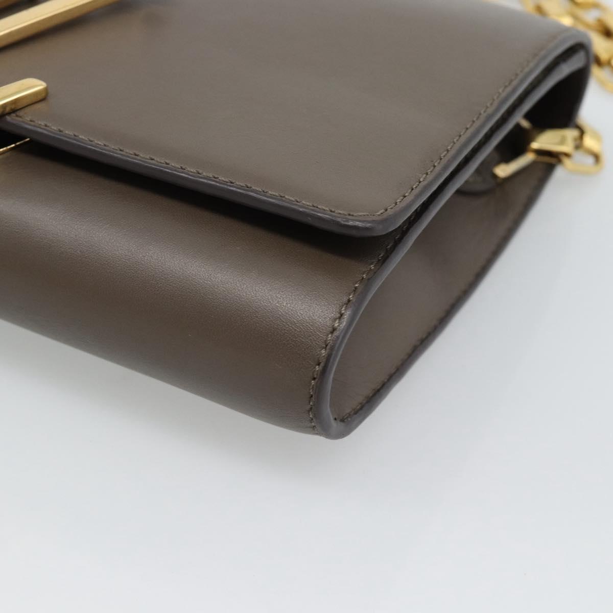 LOUIS VUITTON Pochette Louise GM Shoulder Bag Leather Gurege M94647 Auth ka4925V