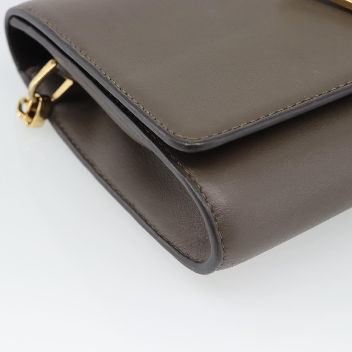 LOUIS VUITTON Pochette Louise GM Shoulder Bag Leather Gurege M94647 Auth ka4925V