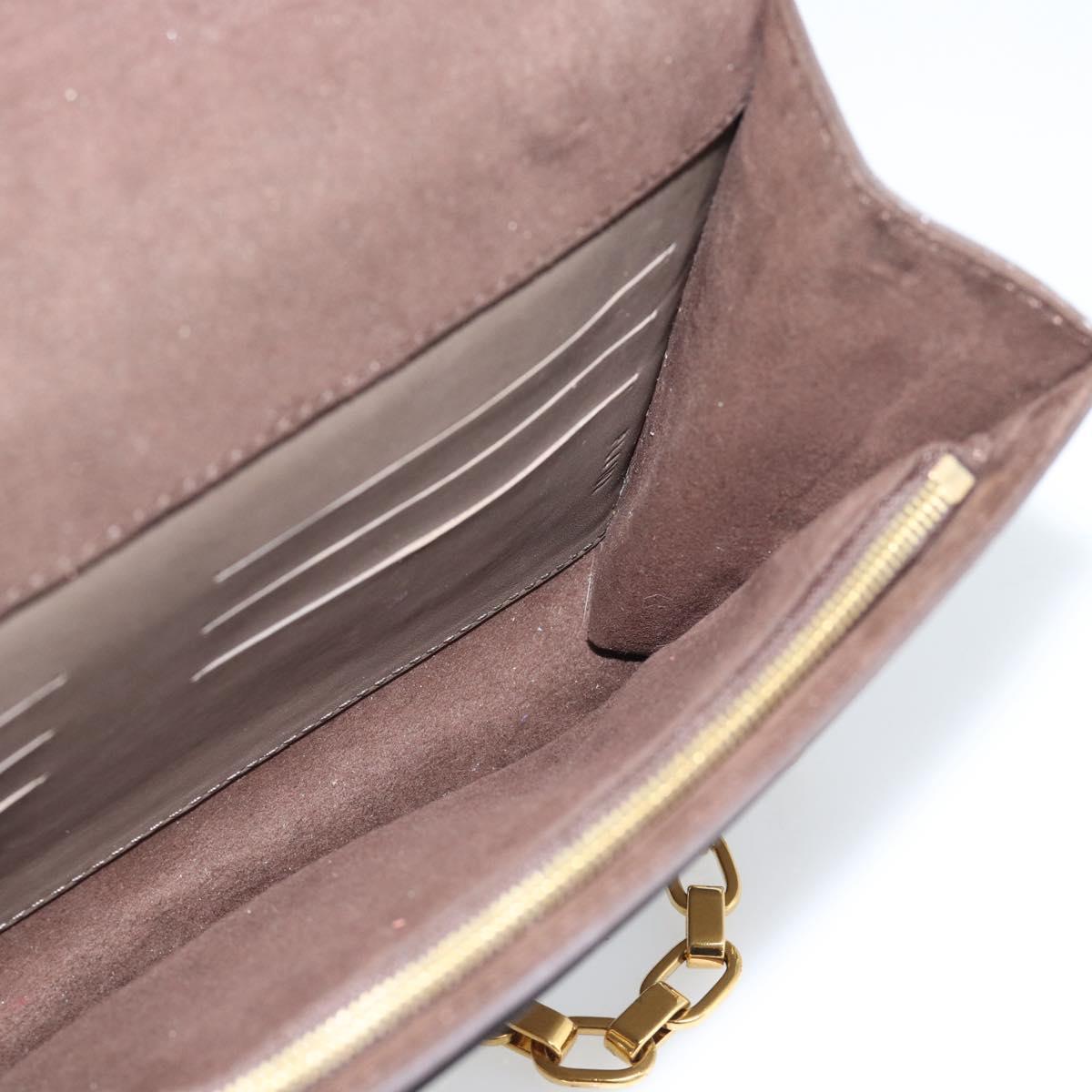 LOUIS VUITTON Pochette Louise GM Shoulder Bag Leather Gurege M94647 Auth ka4925V