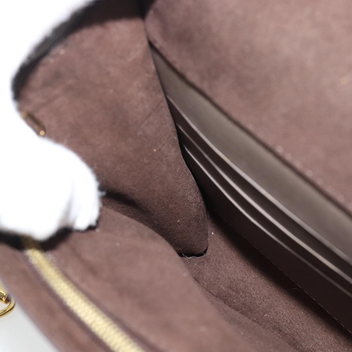 LOUIS VUITTON Pochette Louise GM Shoulder Bag Leather Gurege M94647 Auth ka4925V