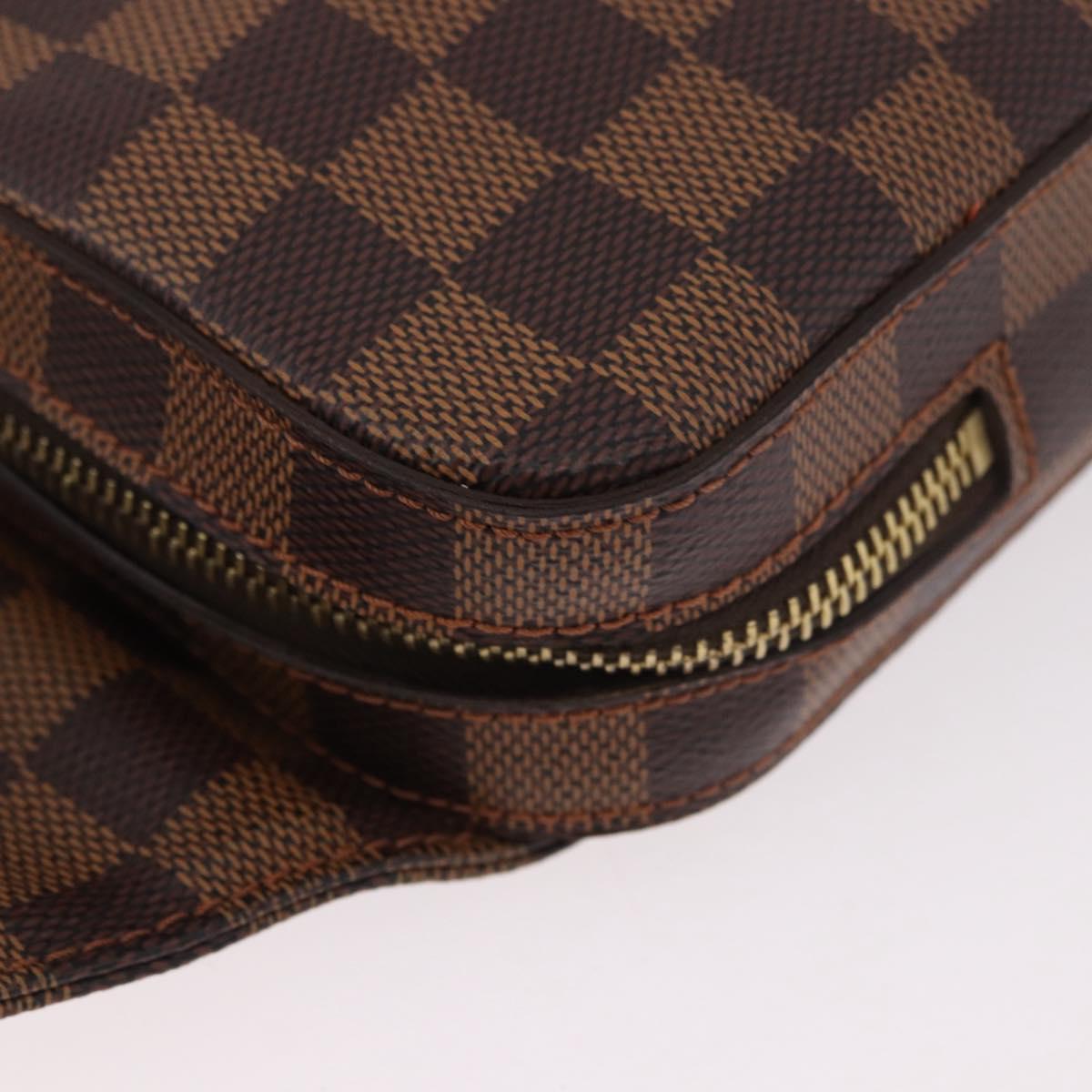 LOUIS VUITTON Damier Ebene Geronimos Shoulder Bag N51994 LV Auth ka4926V