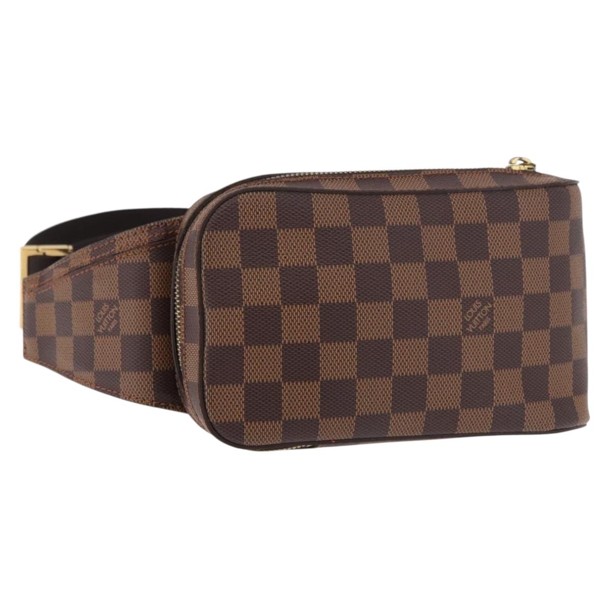 LOUIS VUITTON Damier Ebene Geronimos Shoulder Bag N51994 LV Auth ka4926V