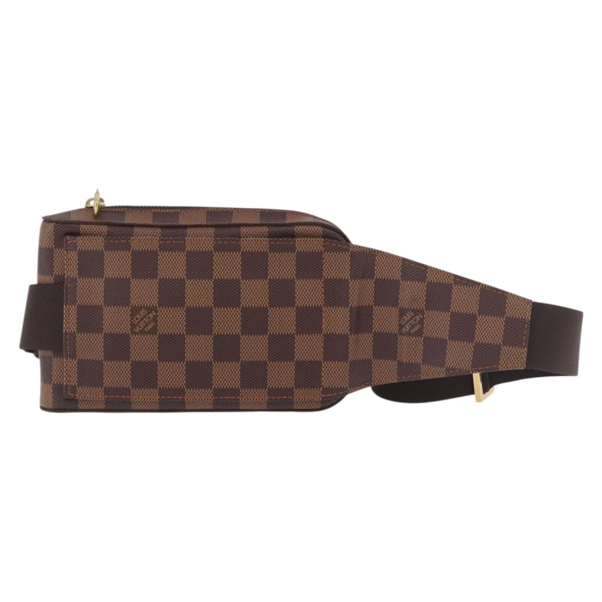 LOUIS VUITTON Damier Ebene Geronimos Shoulder Bag N51994 LV Auth ka4926V