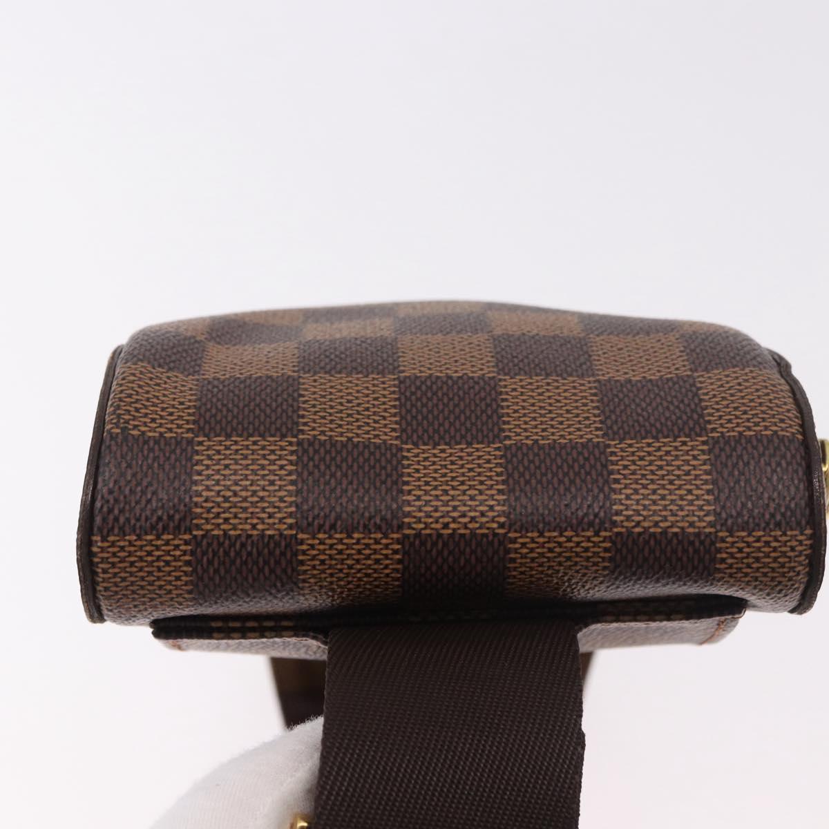 LOUIS VUITTON Damier Ebene Geronimos Shoulder Bag N51994 LV Auth ka4926V