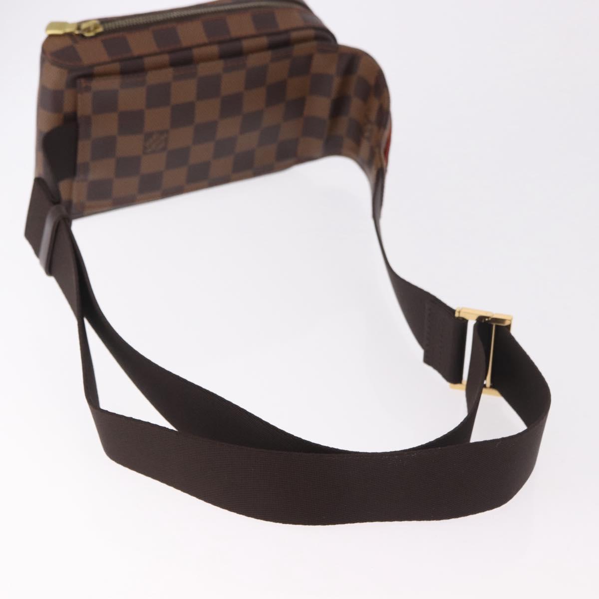 LOUIS VUITTON Damier Ebene Geronimos Shoulder Bag N51994 LV Auth ka4926V