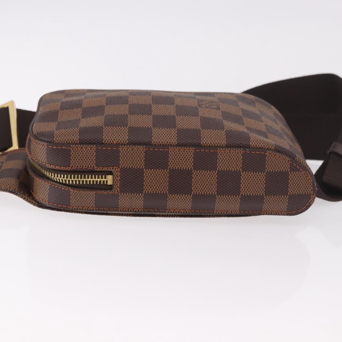 LOUIS VUITTON Damier Ebene Geronimos Shoulder Bag N51994 LV Auth ka4926V