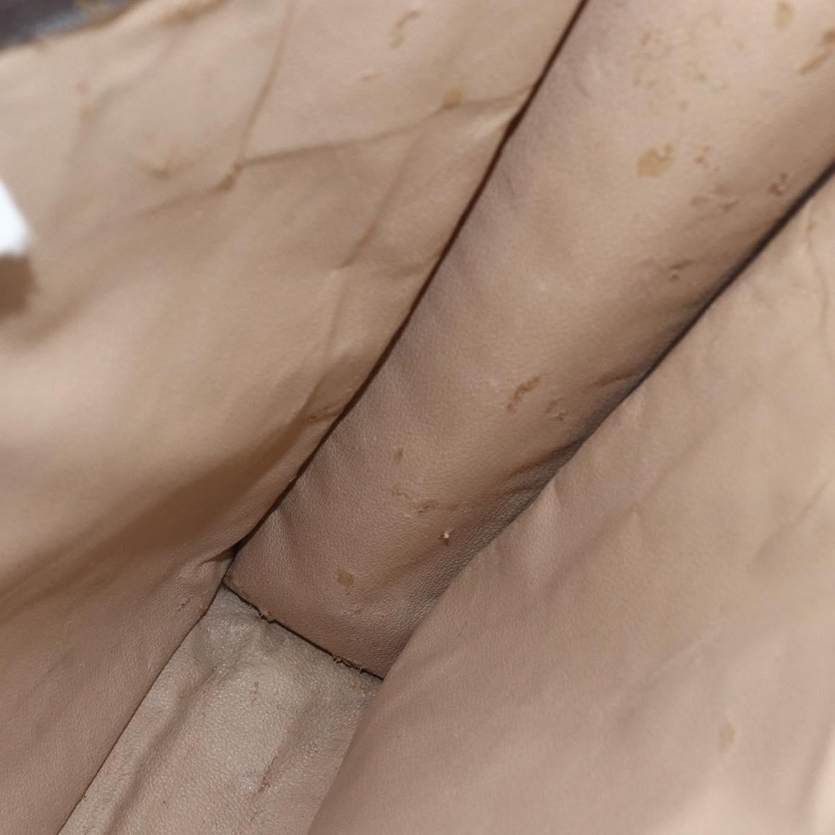 LOUIS VUITTON Monogram Sac Plat Hand Bag M51140 LV Auth ka493