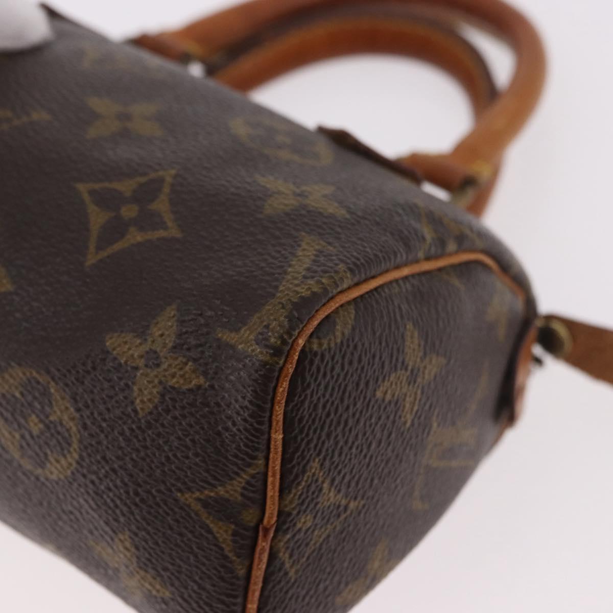 LOUIS VUITTON Monogram Mini Speedy Hand Bag M41534 LV Auth ka4932