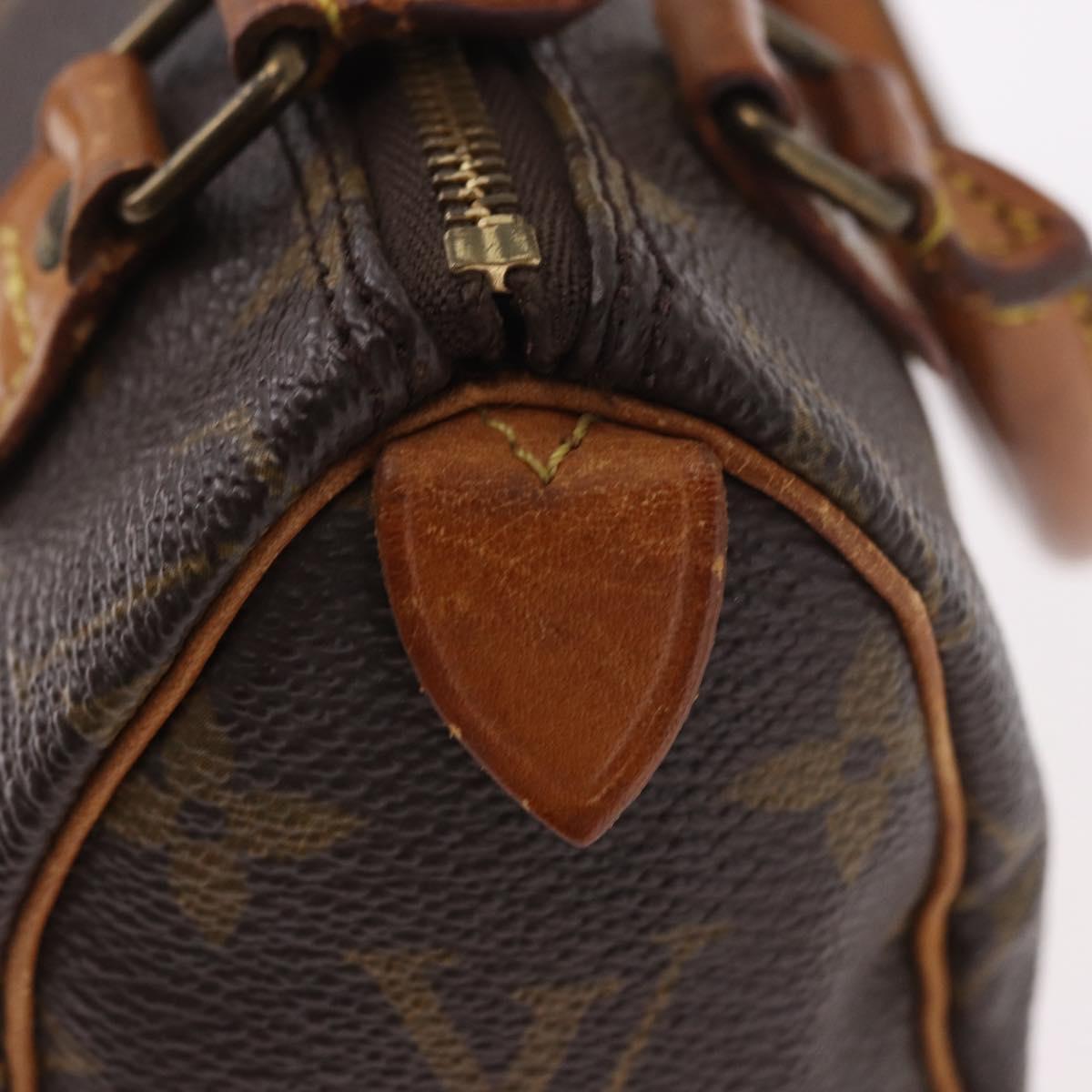 LOUIS VUITTON Monogram Mini Speedy Hand Bag M41534 LV Auth ka4932