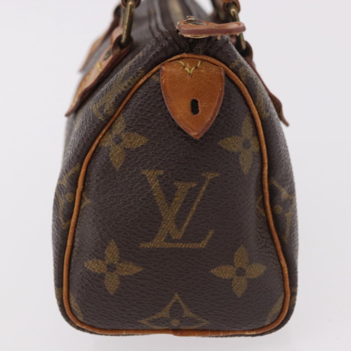 LOUIS VUITTON Monogram Mini Speedy Hand Bag M41534 LV Auth ka4932