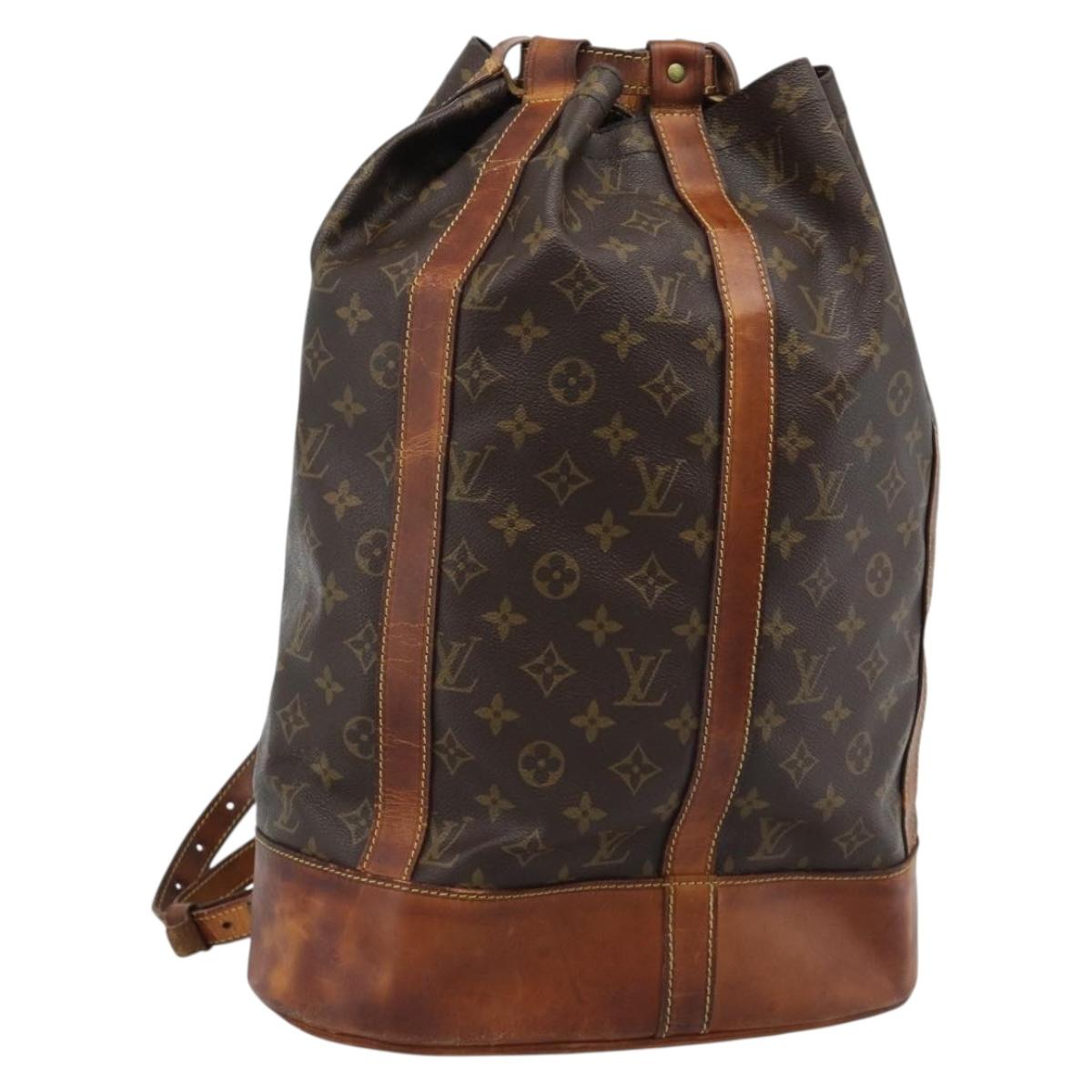 LOUIS VUITTON Monogram Randonnee GM Shoulder Bag M42244 LV Auth ka4938