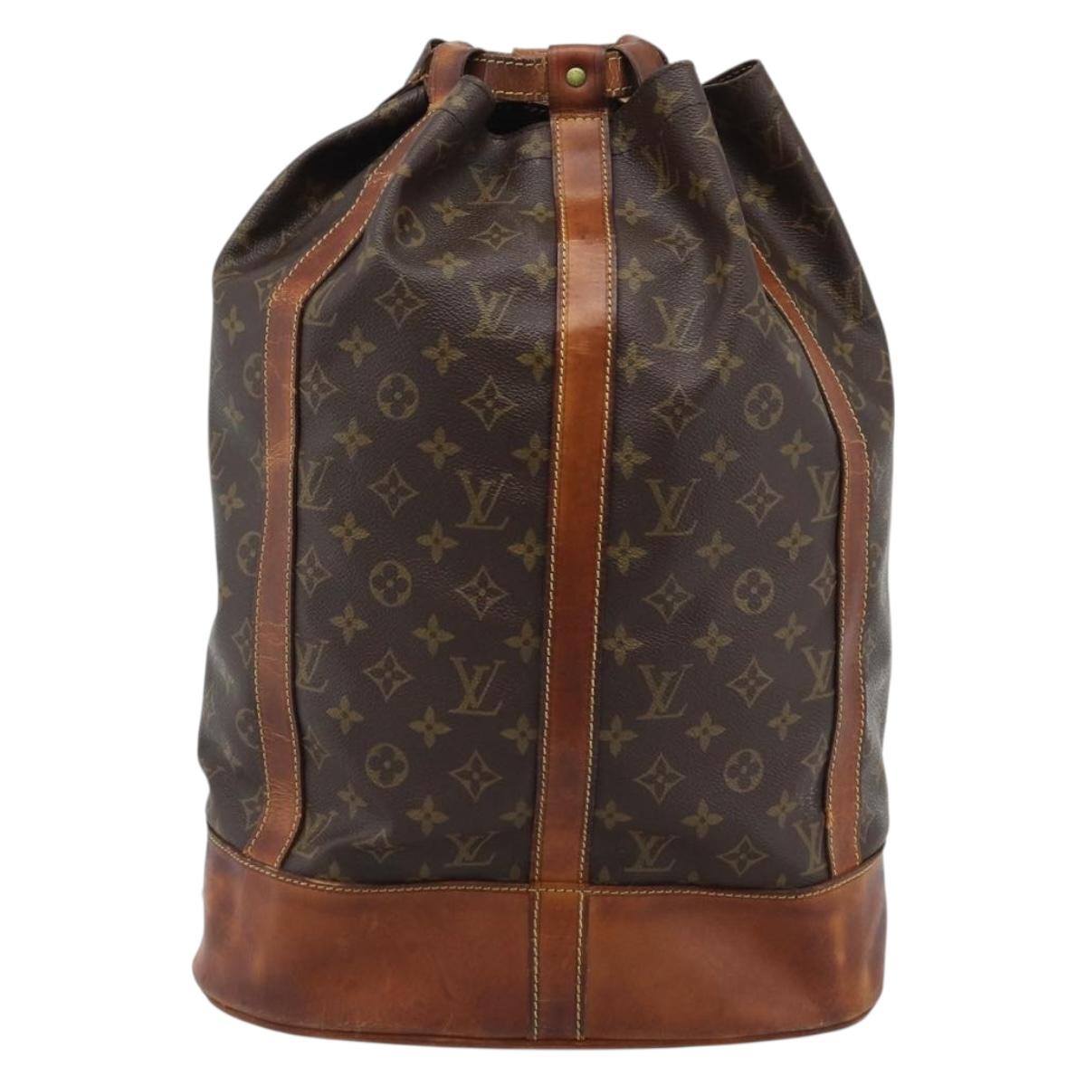 LOUIS VUITTON Monogram Randonnee GM Shoulder Bag M42244 LV Auth ka4938