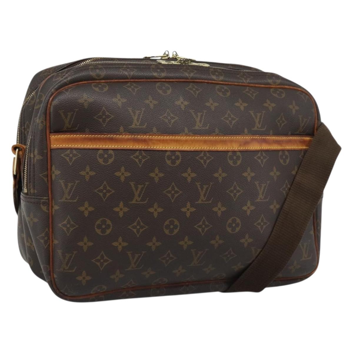 LOUIS VUITTON Monogram Reporter GM Shoulder Bag M45252 LV Auth ka4939