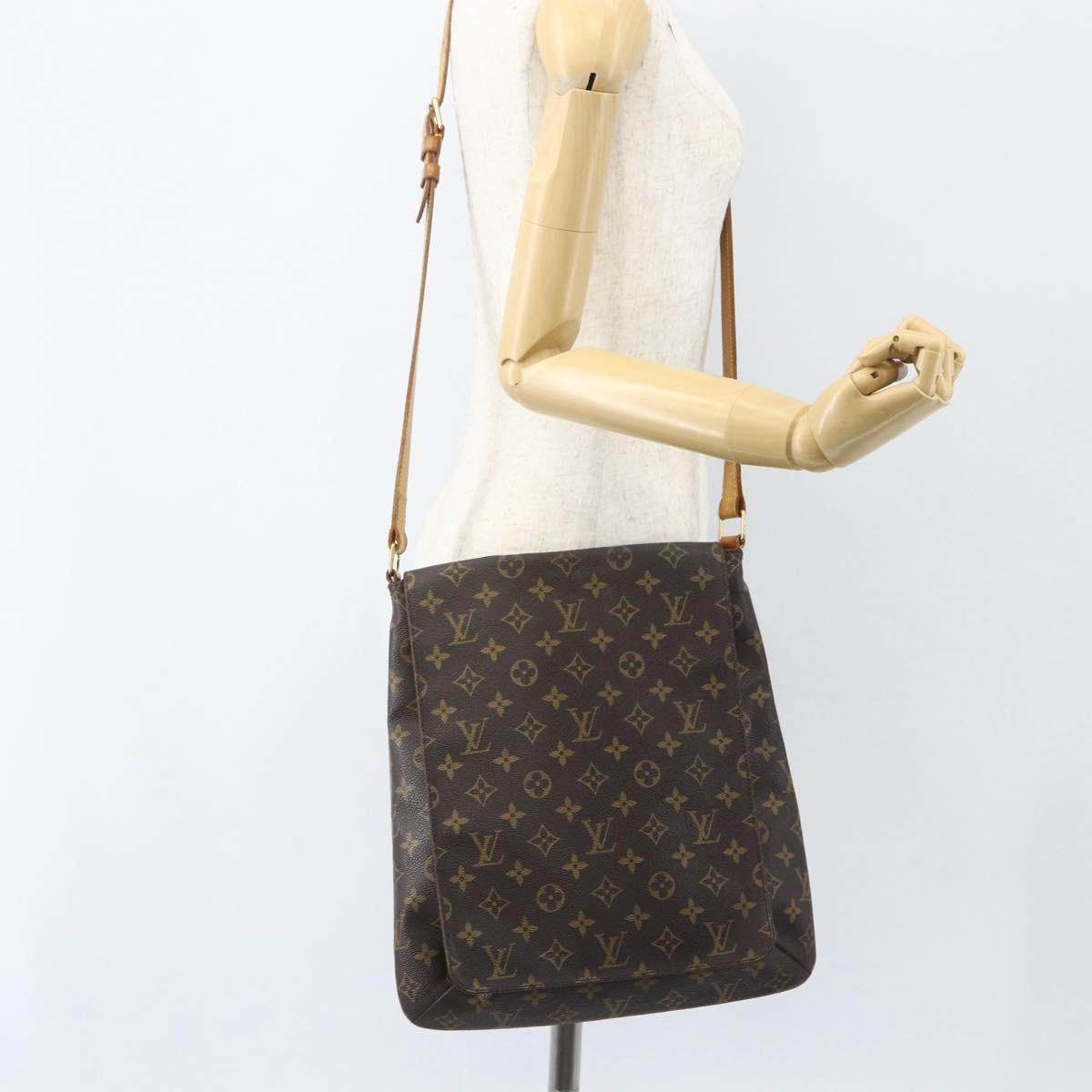 LOUIS VUITTON Monogram Musette Shoulder Bag M51256 LV Auth ka495