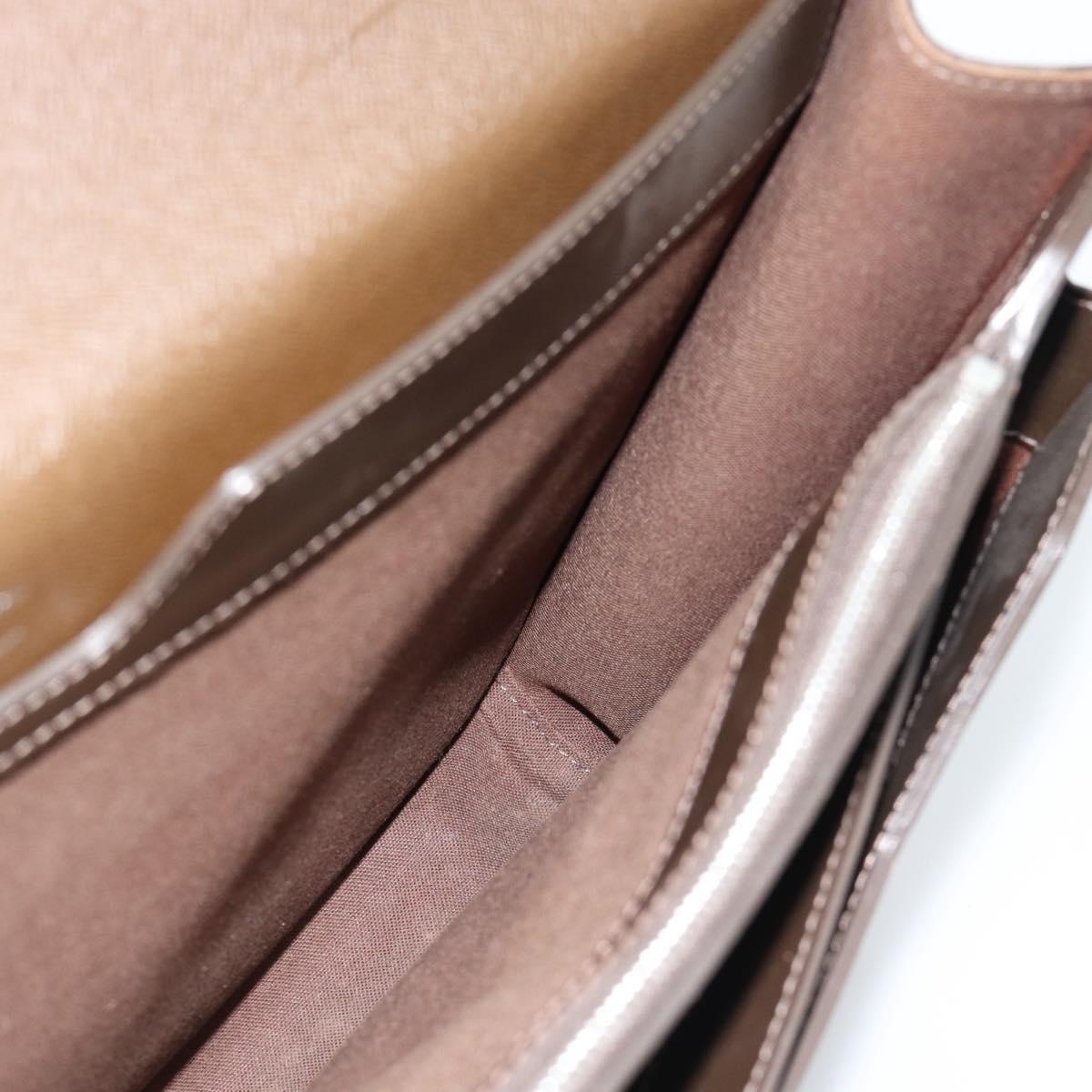 LOUIS VUITTON Taiga Robusto 1 Business Bag Grizzly M31058 LV Auth ka4954