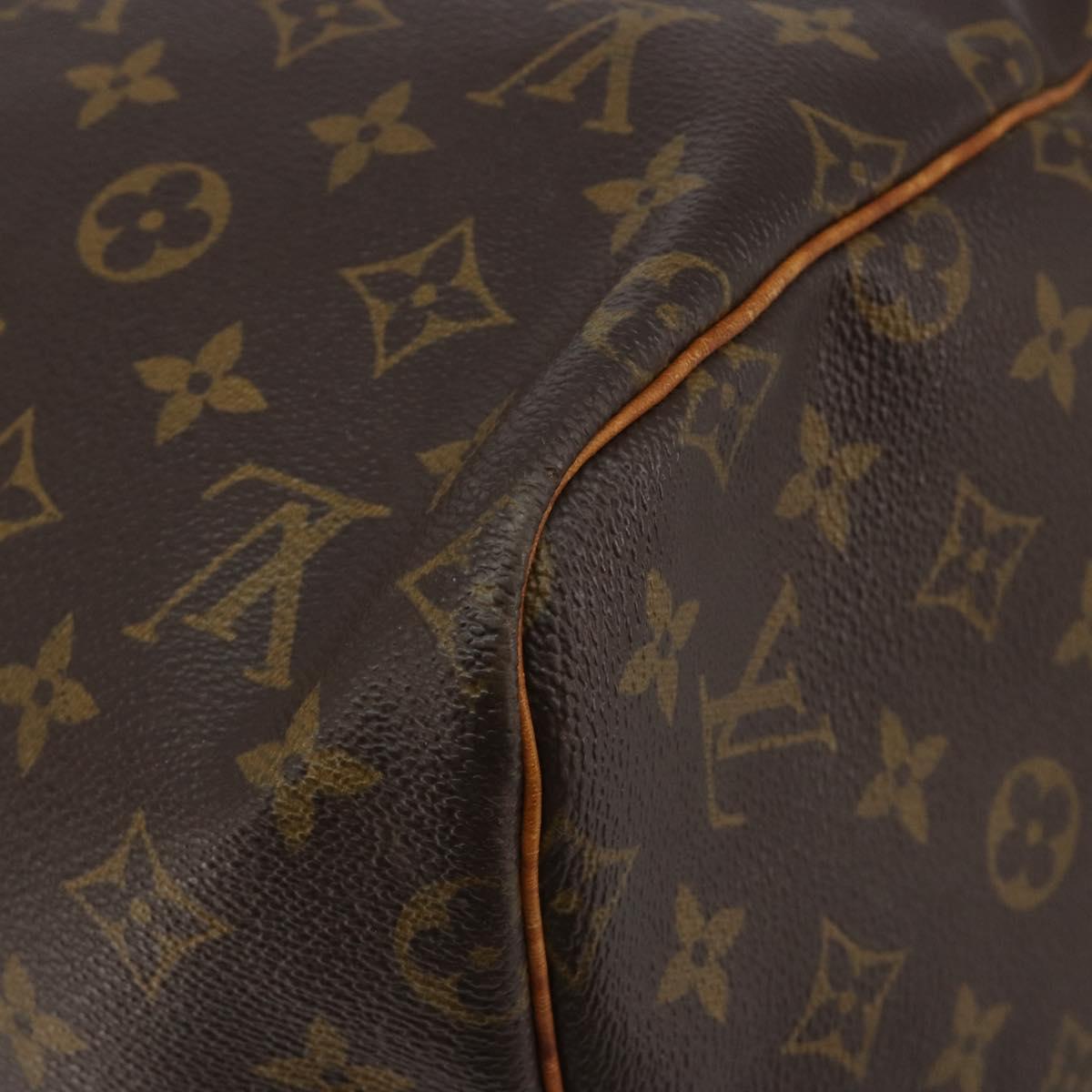 LOUIS VUITTON Monogram Keepall 55 Boston Bag M41424 LV Auth ka4967