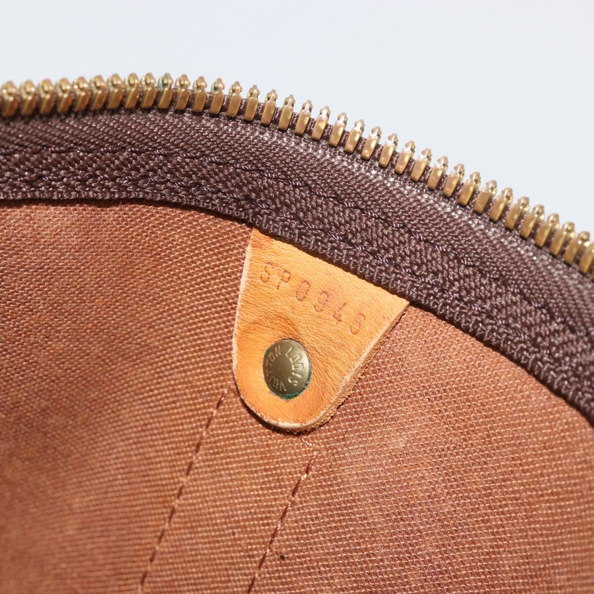 LOUIS VUITTON Monogram Keepall 55 Boston Bag M41424 LV Auth ka4967