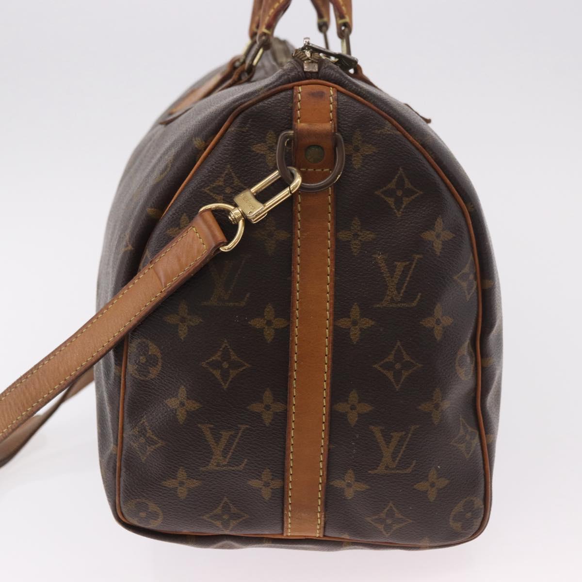 LOUIS VUITTON Monogram Speedy Bandouliere 35 Hand Bag M41111 LV Auth ka4968