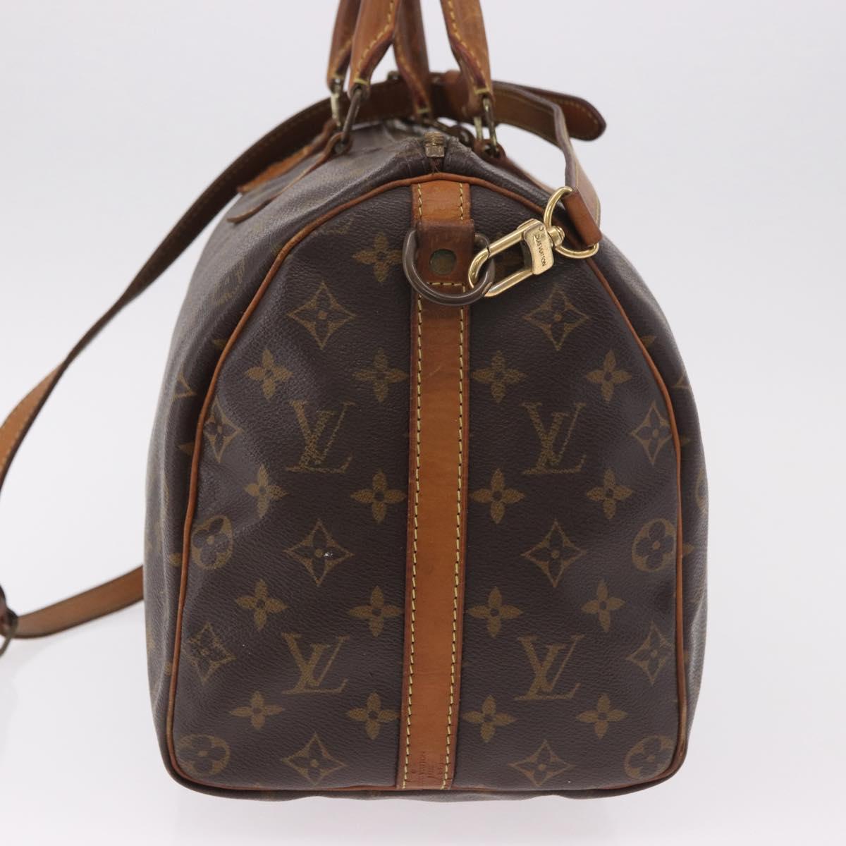 LOUIS VUITTON Monogram Speedy Bandouliere 35 Hand Bag M41111 LV Auth ka4968