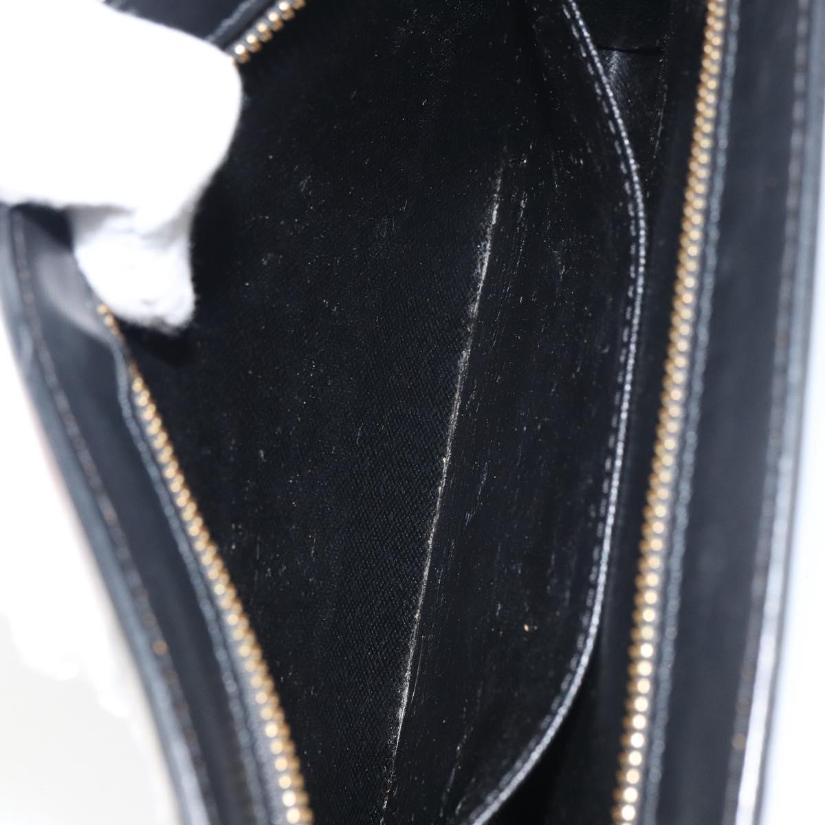 LOUIS VUITTON Epi Pochette Homme Clutch Bag Black M52522 LV Auth ka497